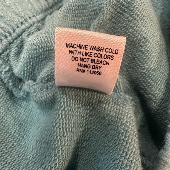 Zenana Wide Leg Pull On Pants Size XL Soft Teal Blue Cropped Length Stretch - Picture 8 of 14